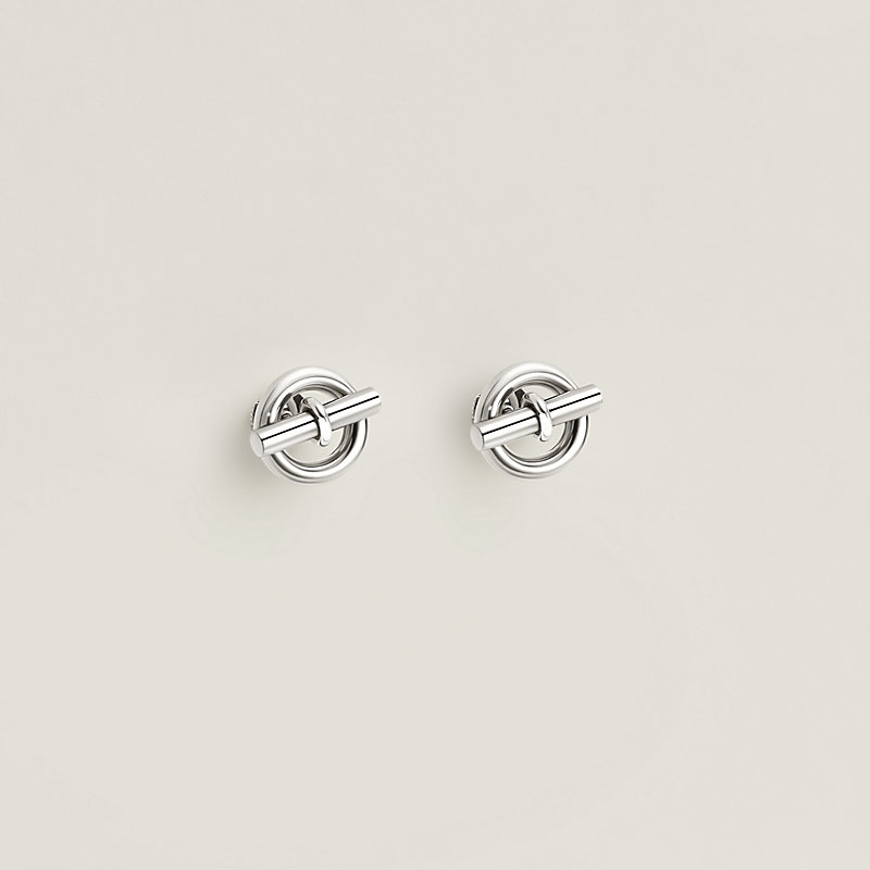 Mini Chaine d'ancre earrings, medium model | Hermès Mainland China